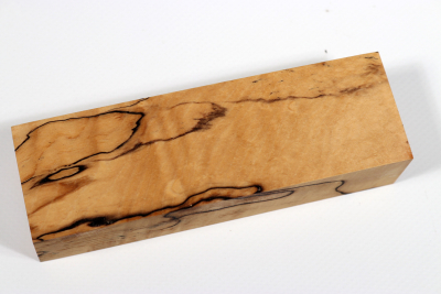 Knife Blank Horse Chestnut spalted stabilized - Stabi2931