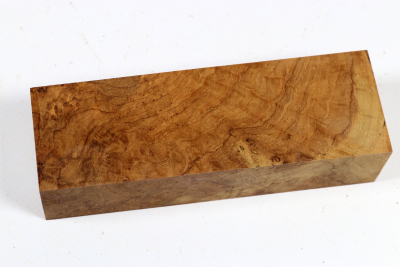 Knife Block Teak Burl - Teak0076