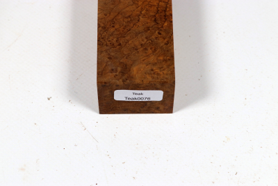 Knife Block Teak Burl - Teak0076