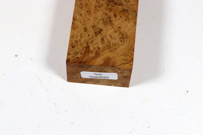 Knife Block Teak Burl - Teak0093