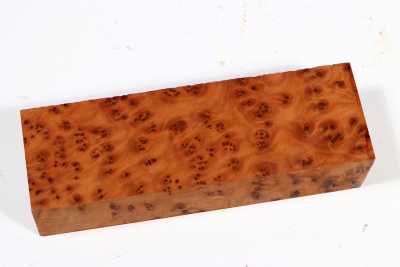 Knife Block Thuya Burl - ThujM0921