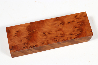 Knife Block Thuya Burl - ThujM0924