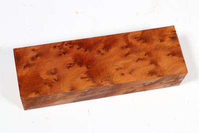 Knife Block Thuya Burl - ThujM0924