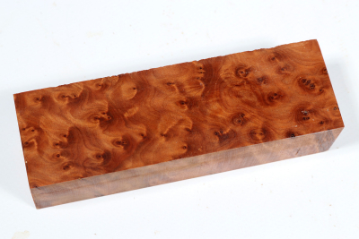 Knife Block Thuya Burl - ThujM0926