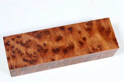 Knife Block Thuya Burl - ThujM0927