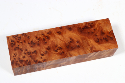 Knife Block Thuya Burl - ThujM0928