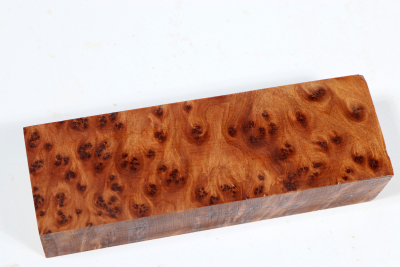 Messergriffblock Thuja Maser - ThujM0932