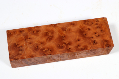 Messergriffblock Thuja Maser - ThujM0934