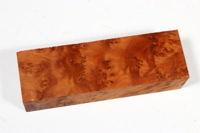 Messergriffblock Thuja Maser - ThujM0937