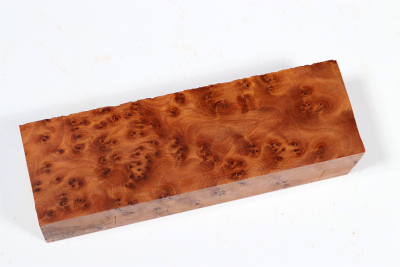 Messergriffblock Thuja Maser - ThujM0940
