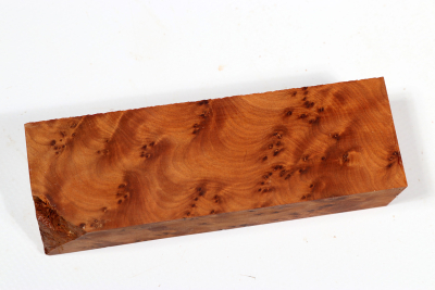 Knife Block Thuya Burl - ThujM0943