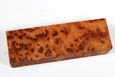 Knife Block Thuya Burl - ThujM0977