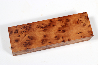 Knife Block Thuya Burl - ThujM0980