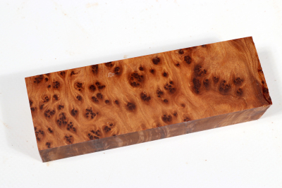 Messergriffblock Thuja Maser - ThujM0983