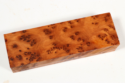 Knife Block Thuya Burl - ThujM0984