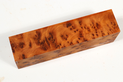 Knife Block Thuya Burl - ThujM0984