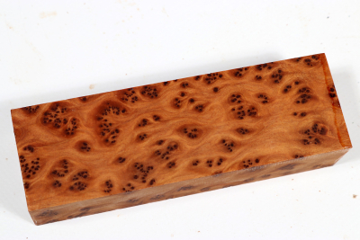 Knife Block Thuya Burl - ThujM0985