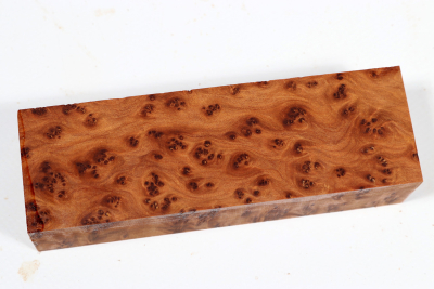 Knife Block Thuya Burl - ThujM0985