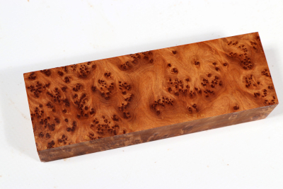 Knife Block Thuya Burl - ThujM0987