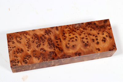 Messergriffblock Thuja Maser - ThujM0988
