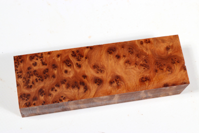 Messergriffblock Thuja Maser - ThujM0989