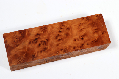 Messergriffblock Thuja Maser - ThujM0992