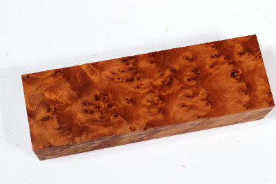 Messergriffblock Thuja Maser - ThujM0992