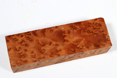 Messergriffblock Thuja Maser - ThujM0993