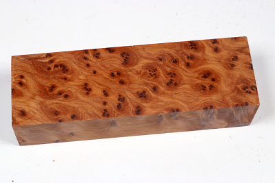 Messergriffblock Thuja Maser - ThujM1065