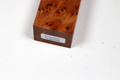 Messergriffblock Thuja Maser - ThujM1065