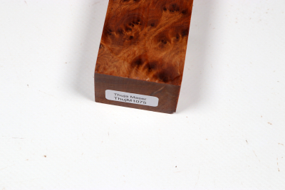 Messergriffblock Thuja Maser - ThujM1075