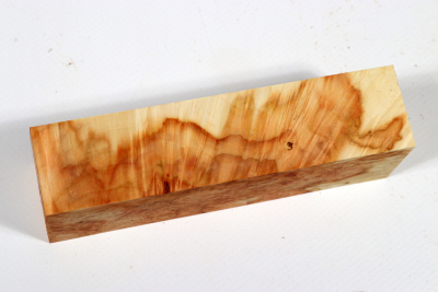 Knife Block Box Elder Maple Burl - EsAh0275