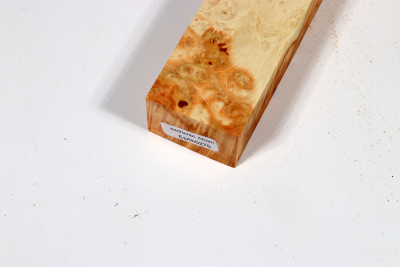 Knife Block Box Elder Maple Burl - EsAh0275