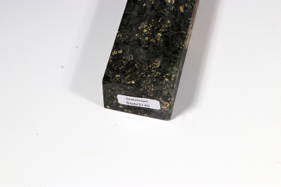 Knife Blank Box Elder Maple Burl black stabilized - Stabi3140
