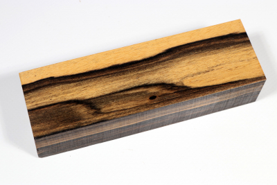 Messergriffblock schwarz-weiss Ebenholz - Sweben0736