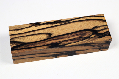 Messergriffblock schwarz-weiss Ebenholz - Sweben0755