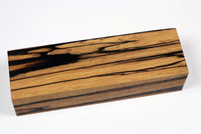 Messergriffblock schwarz-weiss Ebenholz - Sweben0772