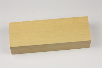 Messergriffblock weisses Ebenholz