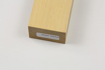 Messergriffblock weisses Ebenholz