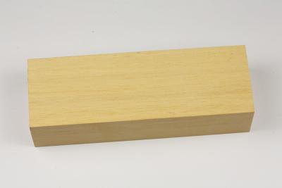 Messergriffblock weisses Ebenholz
