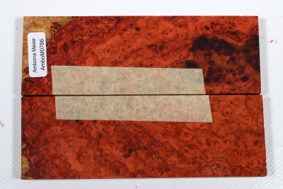 Knife Scales Amboyna Burl - AmboM0766