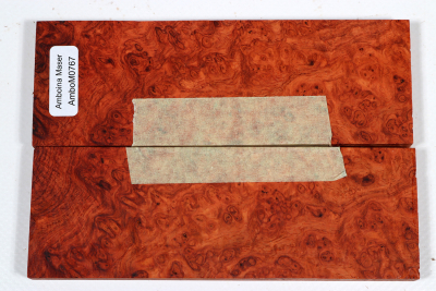 Knife Scales Amboyna Burl - AmboM0767