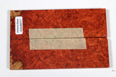 Knife Scales Amboyna Burl - AmboM0771
