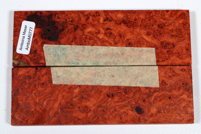 Knife Scales Amboyna Burl - AmboM0777