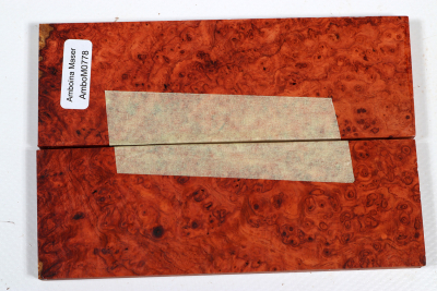Knife Scales Amboyna Burl - AmboM0778