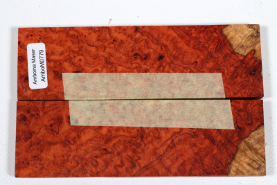 Knife Scales Amboyna Burl - AmboM0779