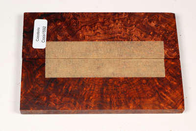 Knife Scales Cocobolo Burl AAA - Coco1592