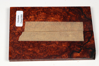 Knife Scales Cocobolo Burl AAA - Coco1593