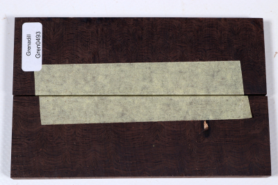 Knife Scales African Blackwood Burl - Gren0493