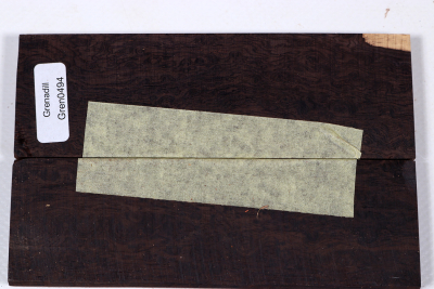 Knife Scales African Blackwood Burl - Gren0494